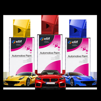 Advertising Billboard Paint Auto Refinish Paint 1K Basecoat Golden Green Automotive Car Auto Refinish Coating Repair Paint
