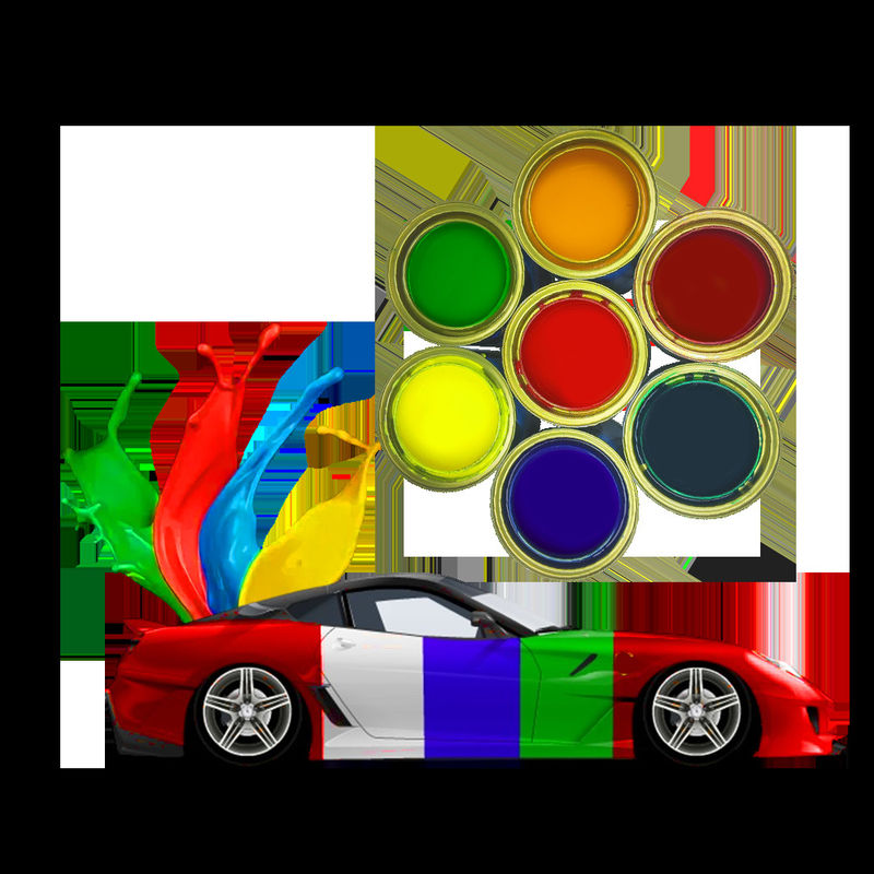 Weather Resistance Advertising Billboard Paint Autobody Repair Cyanine 1K Basecoat Automotive Coating Refinish Auto Car Paint